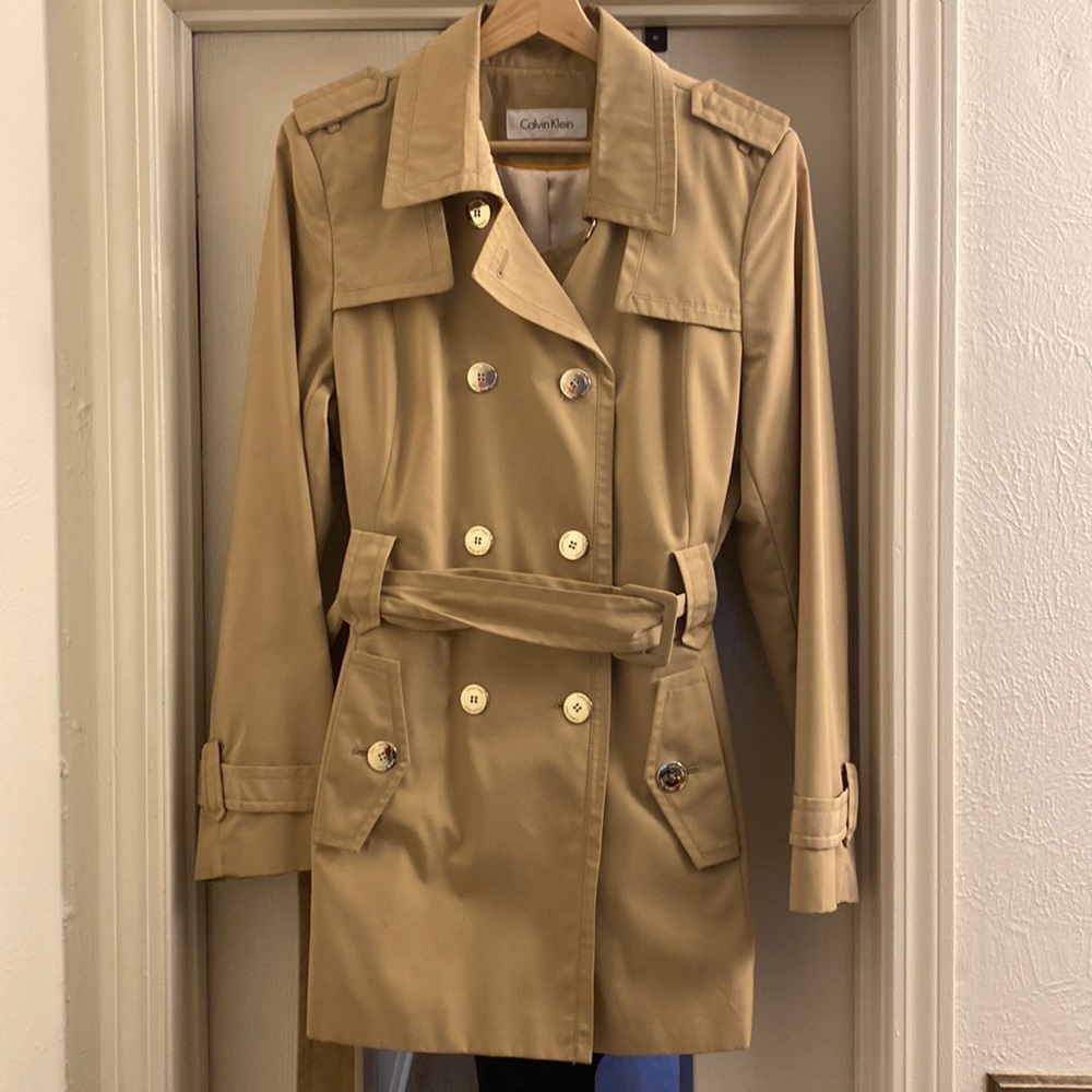 Calvin Klein raincoat, L